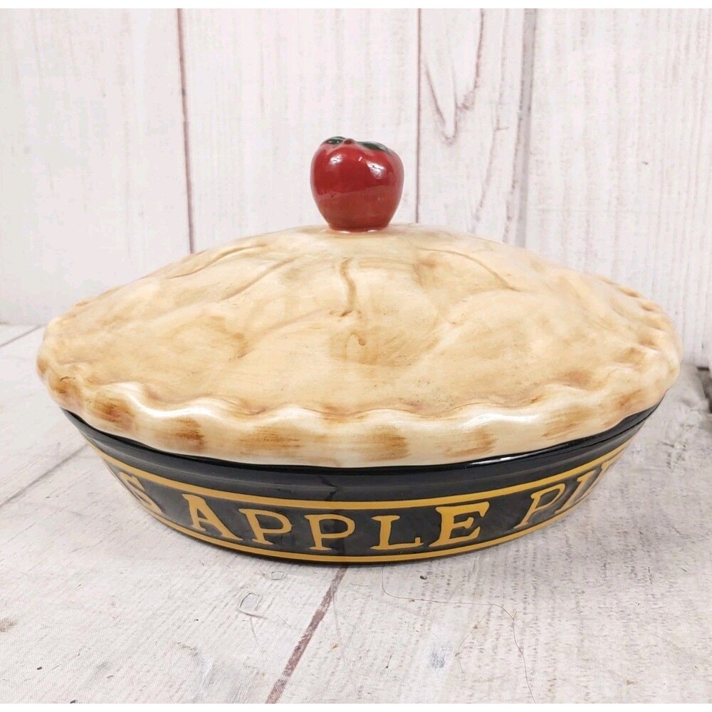 Boston Warehouse Trading Corp 10 Inch American As Apple Pie Dish - 2002 Kimble